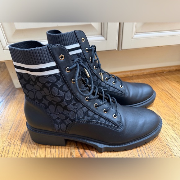 Coach Black Ankle Booties Sz 11